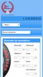 Mobile Screenshot of neumaticosamoreno.es