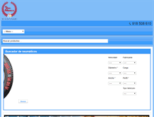 Tablet Screenshot of neumaticosamoreno.es
